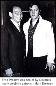 sy devore and elvis presley