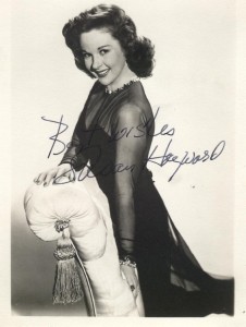 Susan Hayward Signed Vintage Photograph