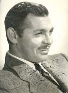 Clark Gable Signed Vintage Photograph