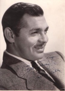 Clark Gable Autograph