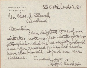 GIFFORD PINCHOT 1911 SIGNATURE