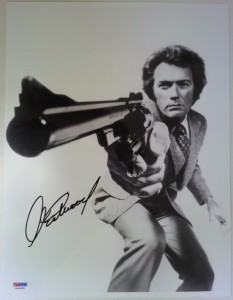 CLINT EASTWOOD AUTOGRAPHED 10 X 13