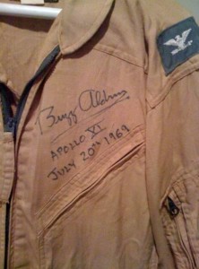BUZZ ALDRIN SIGNED USAF FLIGHT RESEARCH SUIT - WORN BY BUZZ APOLLO 11 "BUZZ ALDRIN"