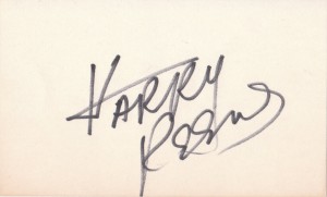 Harry Reems Autograph