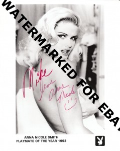 Anna Nicole Smith Anna Nicole Smith Autograph