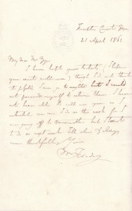 MICHAEL FARADAY AUTOGRAPH