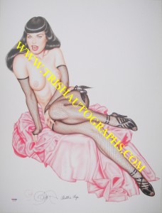 Bettie Page Autograph