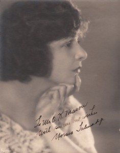 Norma Talmadge Autograph