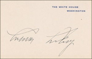 Calvin Coolidge Signature